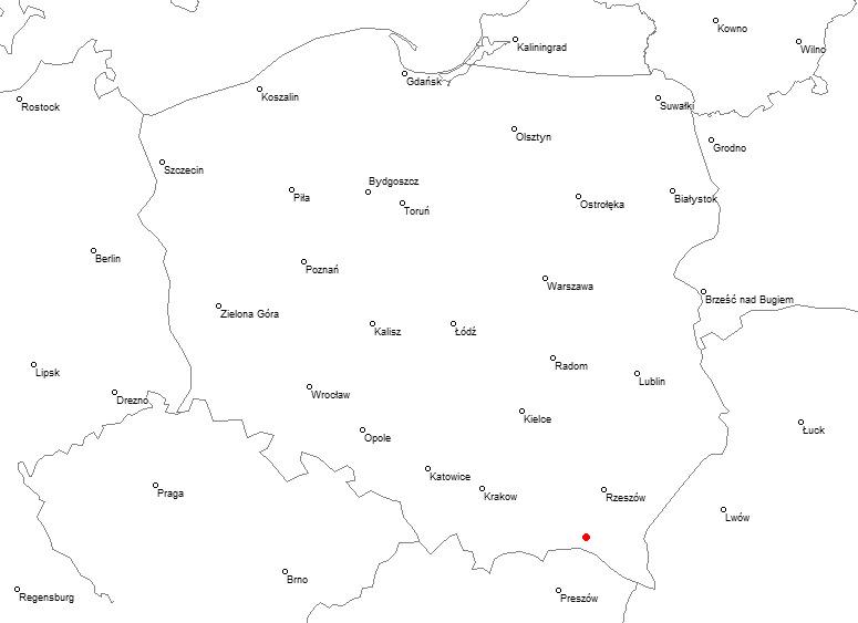 Zboiska, powiat krośnieński, podkarpackie