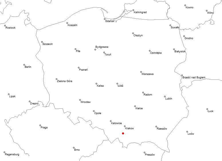Trzebunia, powiat myślenicki, małopolskie