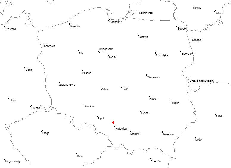 Orzech, powiat tarnogórski, śląskie
