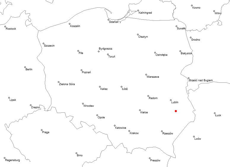 Chłaniów, powiat krasnostawski, lubelskie