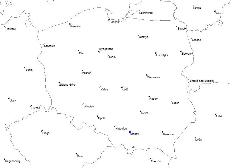 Harklowa, powiat nowotarski, małopolskie Kraków, małopolskie
