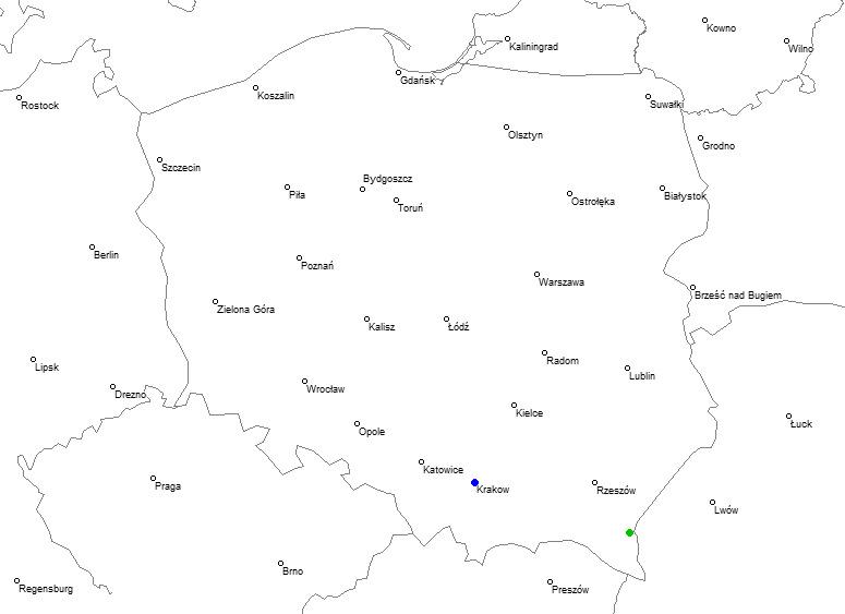 Jureczkowa, powiat bieszczadzki, podkarpackie Kraków, małopolskie