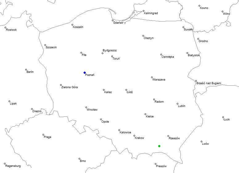 Dębowiec, podkarpackie Poznań, wielkopolskie