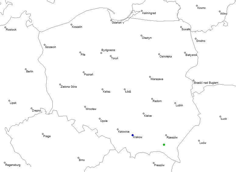 Kombornia, powiat krośnieński, podkarpackie Kraków, małopolskie