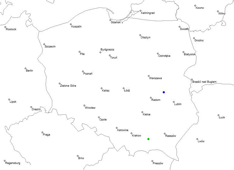 Chojnik, powiat tarnowski, małopolskie Ryki, lubelskie