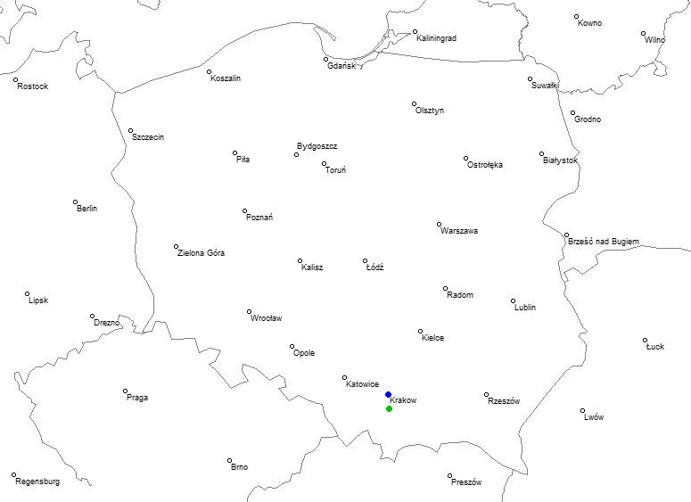 Zawada, powiat myślenicki, małopolskie Kraków, małopolskie