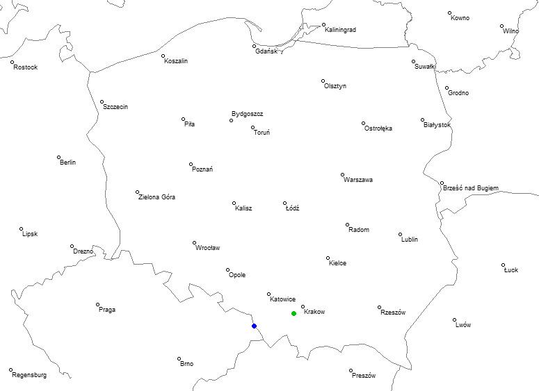Wielkie Drogi, powiat krakowski, małopolskie Cieszyn, śląskie