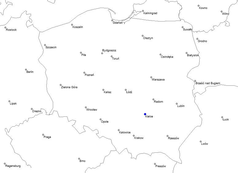 Zamch, powiat biłgorajski, lubelskie Kielce, świętokrzyskie