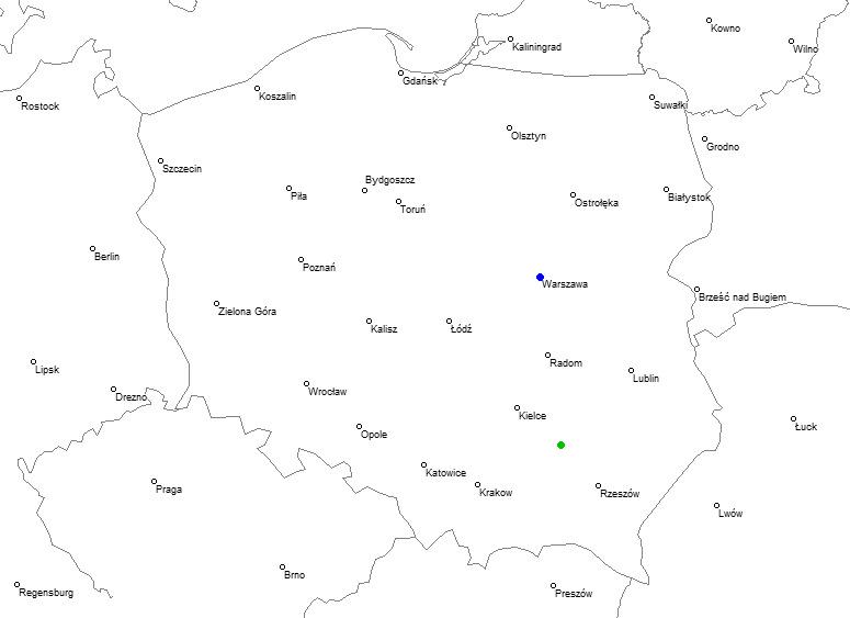 Ossala, powiat staszowski, świętokrzyskie Warszawa