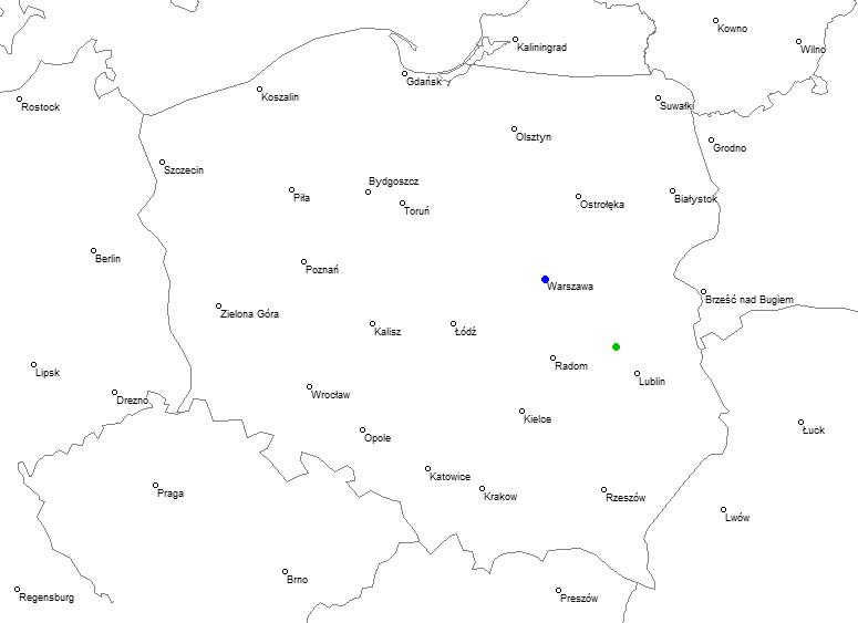 Huta, gmina Baranów, powiat puławski, lubelskie Warszawa