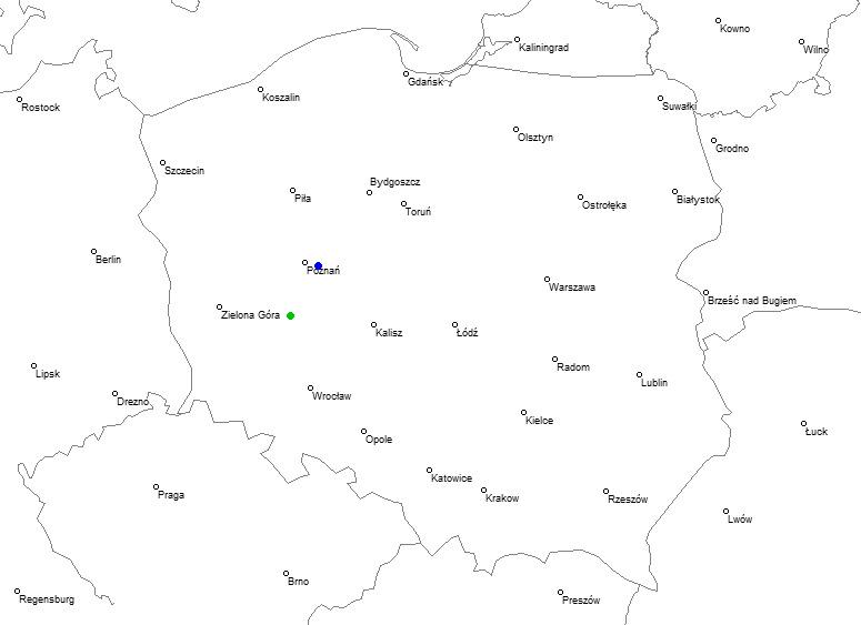 Kąkolewo, powiat leszczyński, wielkopolskie Siekierki Wielkie, powiat poznański, wielkopolskie