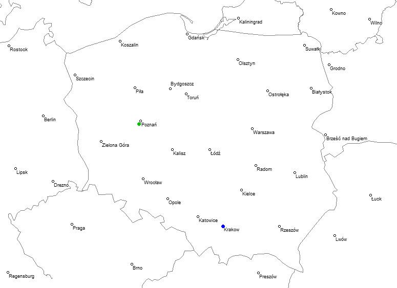 Luboń, wielkopolskie Kraków, małopolskie
