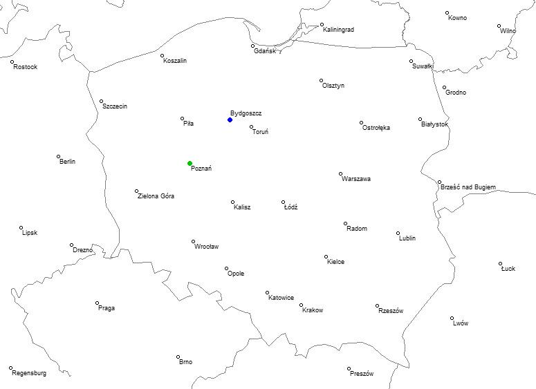 Poznań, wielkopolskie Bydgoszcz, kujawsko-pomorskie