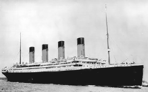 Statek pasażerski Titanic.