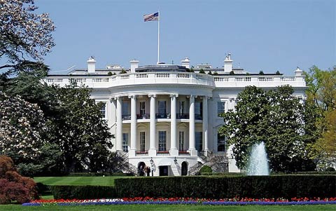Biały Dom, Waszyngton, USA.